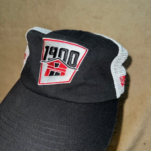 K Products Tractor Supply‎ TSC 1900 Adult Adjustable StrapBack White Mesh Hat - Picture 1 of 5